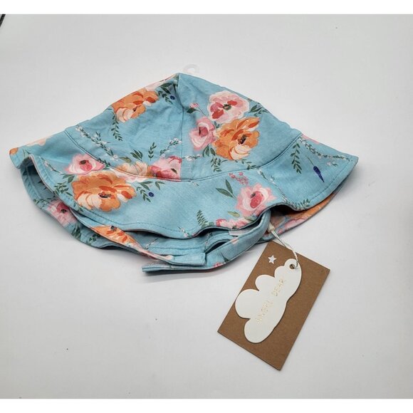 Angel Dear Other - ANGEL DEAR Baby Toddler 12-24M Bucket Sun Hat Viscose from Bamboo Floral NWT